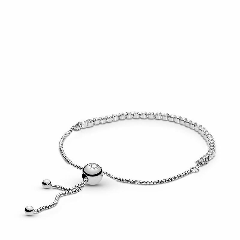 Pandora Sparkling Slider Tennis Bracelet Silver Egypt VD0249138